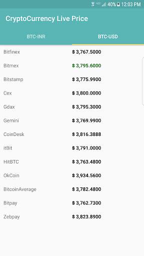 Cryptocurrency Live Price screenshot 3