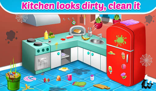 Baby Doll House Clean - Princess Home Cleanup Game screenshot 7
