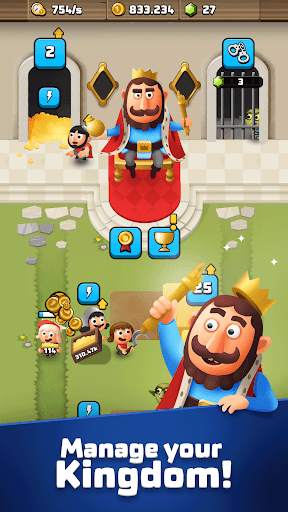 Idle King Clicker Tycoon Games screenshot 1