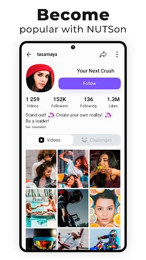 NUTSon: video social network screenshot 3