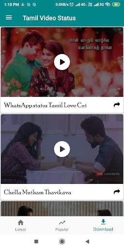 Tamil Video Status - Video Status screenshot 3