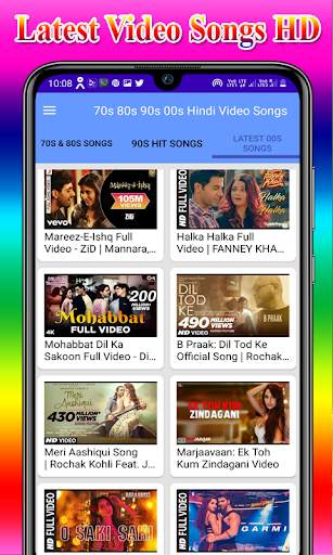 All Hindi Video Songs HD screenshot 3