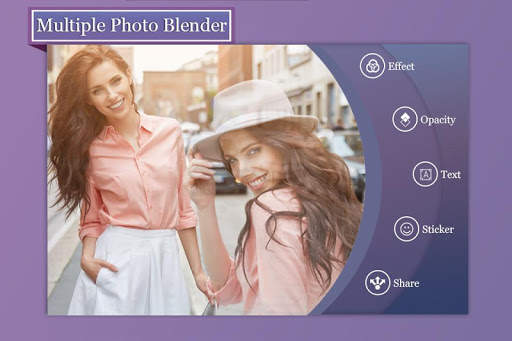 Multiple Photo Blender : Photo Mixer screenshot 1