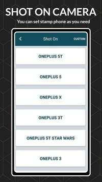 Shot On Stamp for OnePlus Camera & Photo Gallery screenshot 5