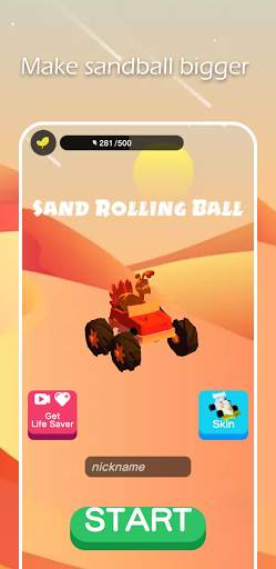 Sand Rolling Ball screenshot 1