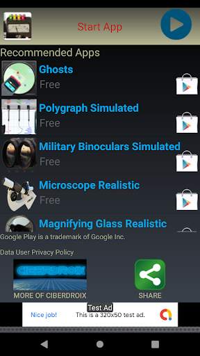Hantu pendeteksi simulator screenshot 5
