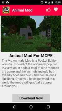 Animal MOD For MCPE! screenshot 2