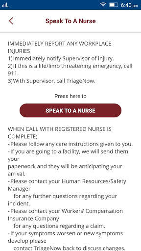 Nurse Triage App screenshot 2