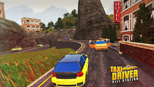 3D Taxi Driver - Hill Station screenshot 5