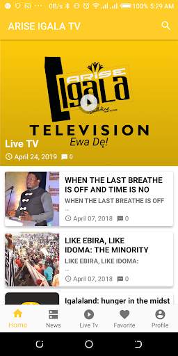 ARISE IGALA TV screenshot 2