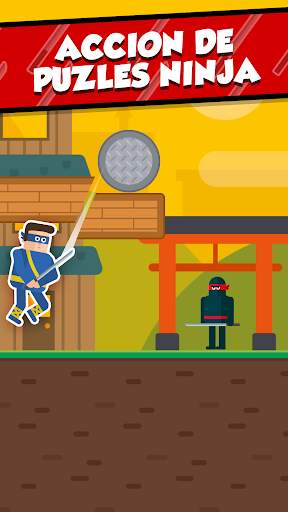 Mr Ninja: Puzles rebanadores screenshot 1