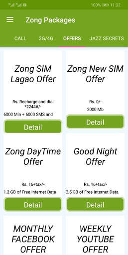 Zong Packages Free screenshot 3