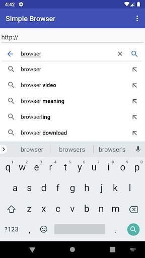 Simple Browser screenshot 5