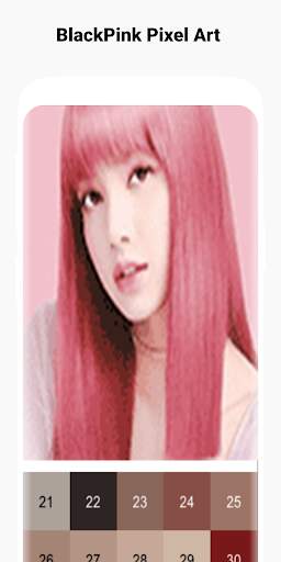 Blackpink Pixel Art | K-pop Color by Number screenshot 2