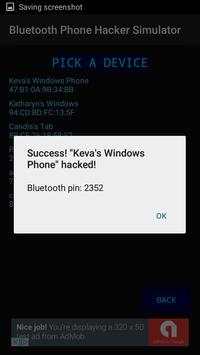 Bluetooth Phone Hacker Sim screenshot 4