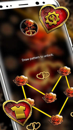 Golden Heart Rose Theme screenshot 4