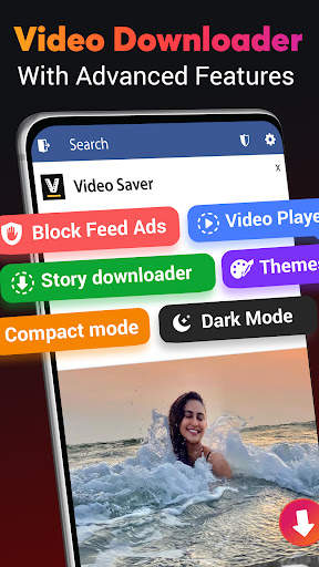 Video Downloader & Saver 1 تصوير الشاشة