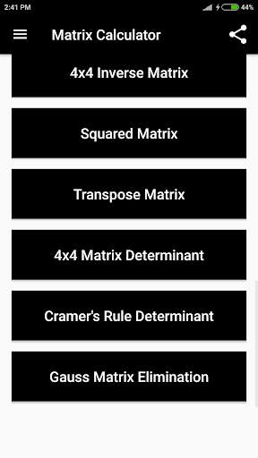 Matrix Calculator screenshot 5