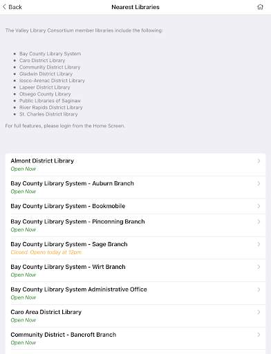 VLC Member Libraries App screenshot 5