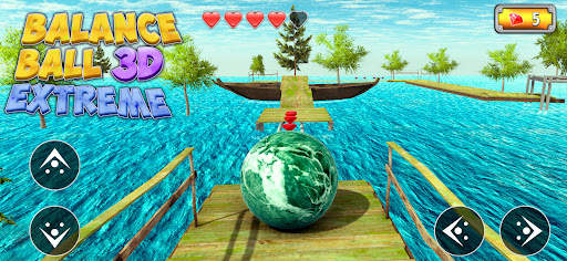 Keseimbangan Bola Ekstrim 3D screenshot 4
