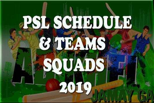 Psl Schedule 2019 screenshot 1