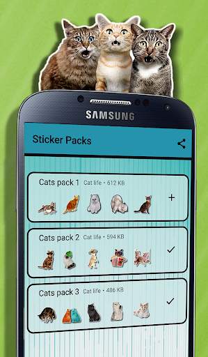 WAStickerApps Cats screenshot 1