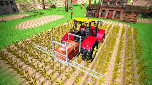 Modern Farming Tractor Driving Games 2021 screenshot 1