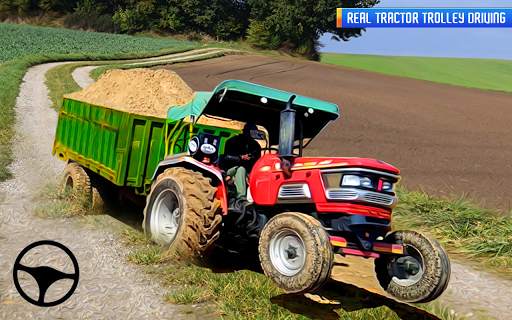 Tractor Trolley: Offroad Driving Tractor Trolley screenshot 1