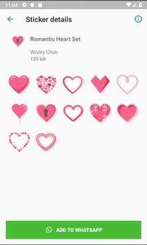 Heart Stickers for WhatsApp (WAStickerApps) screenshot 3