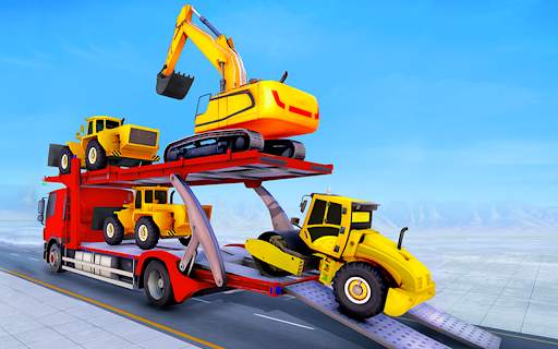 Grand Truck Transport Heavy Excavator Games screenshot 5