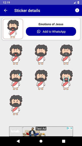 Christian WAStickerApp - Bible Stickers Free screenshot 2