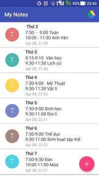 My Notes screenshot 1