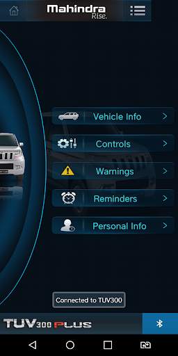 MAHINDRA BLUE SENSE APP TUV300 PLUS screenshot 2