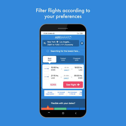 AirBarato - Search less, Travel more! screenshot 1