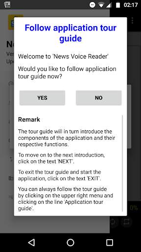 News Voice Reader screenshot 1