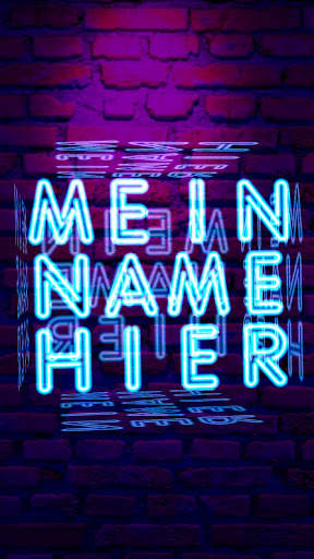 3D Mein Name Live Wallpaper screenshot 1