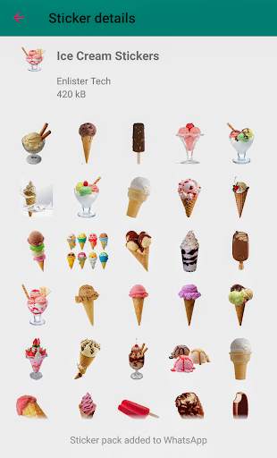 WAStickers Yummy Food Stickers screenshot 6