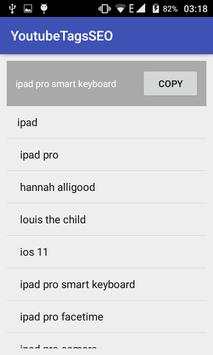 Youtube Tags SEO screenshot 2