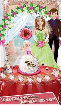 Sweet Wedding Doll Cake Cooking Games 2018 screenshot 5