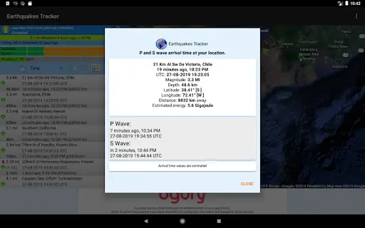 Earthquakes Tracker screenshot 21
