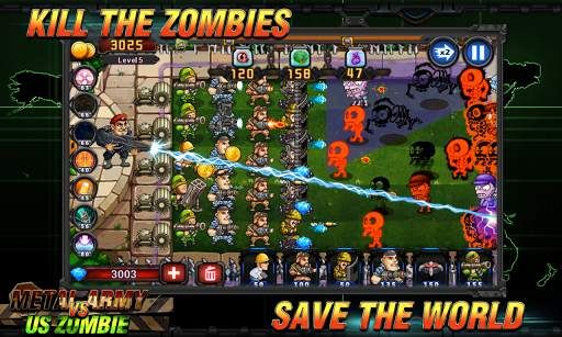Army vs Zombies : Tower Defense Game screenshot 3