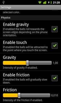 Bouncing Balls Live Wallpaper screenshot 3