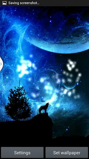 Howling Space Live Wallpaper screenshot 5