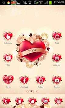 Rose go launcher theme screenshot 1