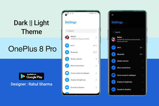 Oxygen OS-OP8 EMUI 10/9 Theme screenshot 3