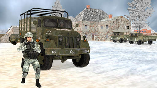 Off-road Jeep Drive-Winter screenshot 7