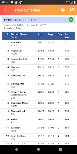 National Train Enquiry System screenshot 5