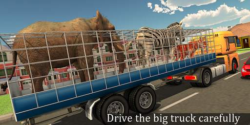 Zoo Animal Safari Transport Driving Simulator 3D screenshot 2
