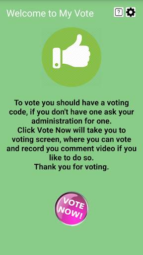 My Vote screenshot 1