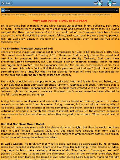 Free Bible Study - God's Plan, Text & Audio screenshot 11